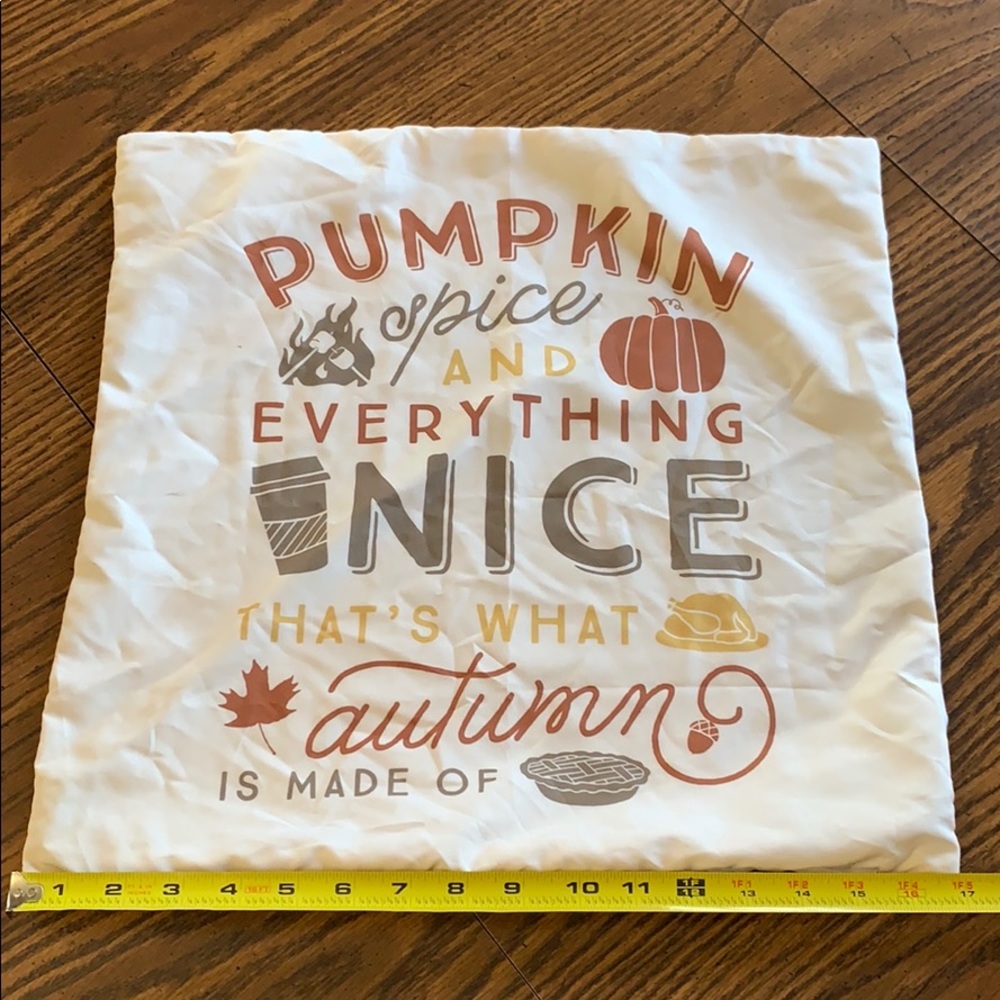 Autumn Themed Accent Pillow Cover